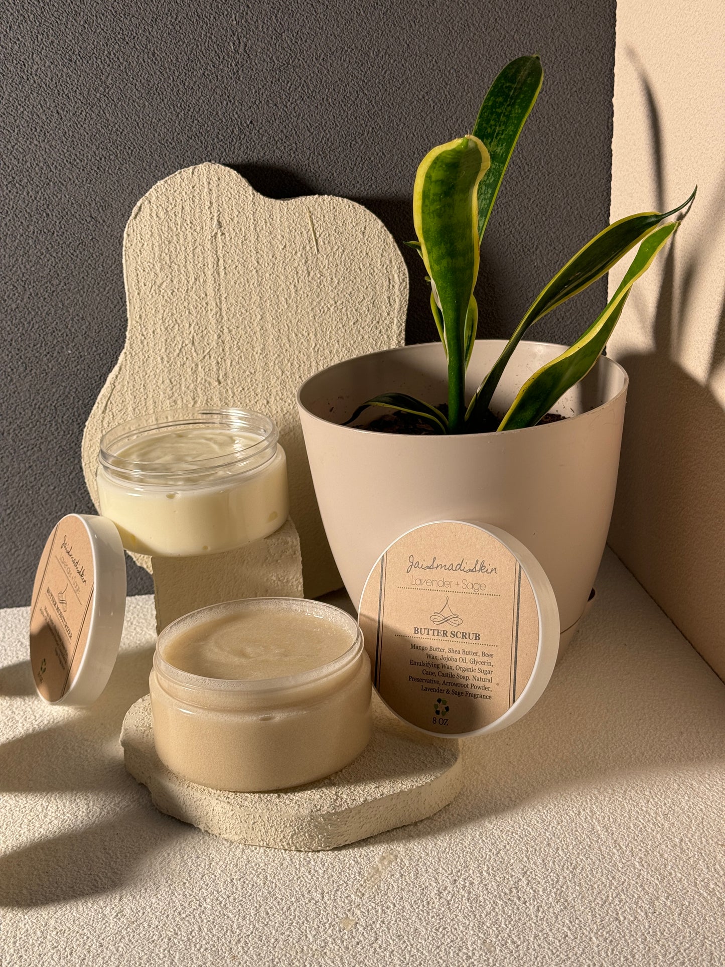 Lavender-Sage Butter Body Scrub